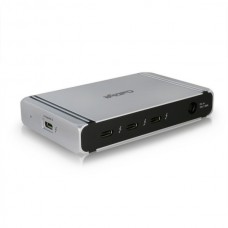 Thunderbolt 4 Element Hub集线器 - 4个Thunderbolt 4 / USB4 端口 4个USB 3.2 Gen2 10Gb端口, 双4K@60Hz 60W笔记本充电 0.8m数据线